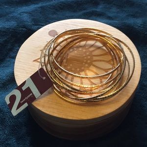 21 Jewelry - 🎀Twenty One Bangle Bracelets (9) New with Tag 21 Jewelry - 🎀Twenty One Bangle Bracelets (9) New with Tag